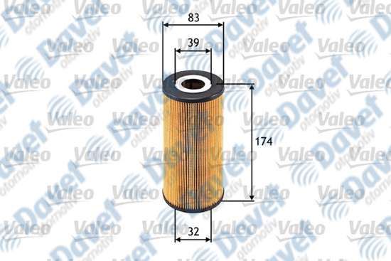 VALEO 586522 Yag Filtresi Mercedes E Class E 250 D  ####